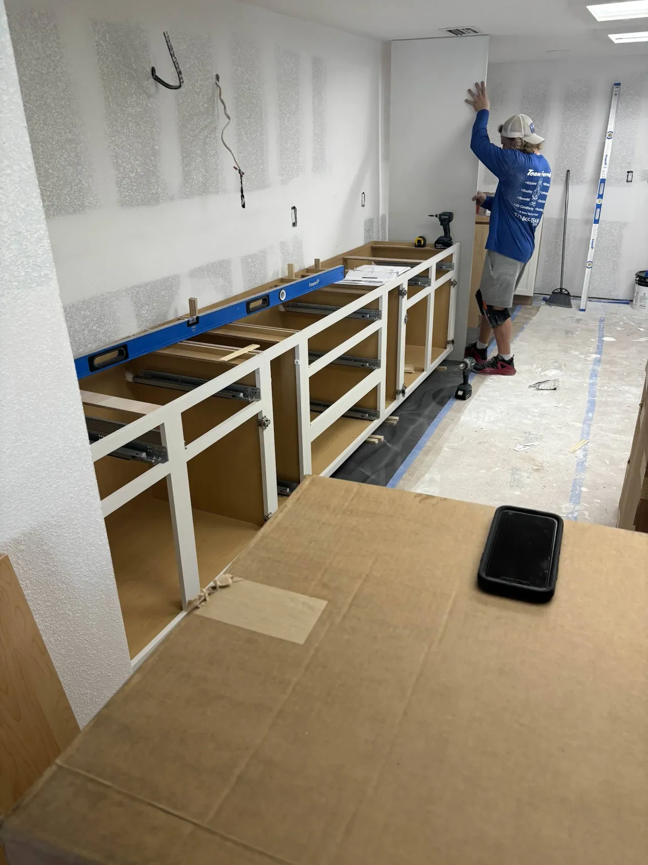 Kitchen and bathroom renovation in progress