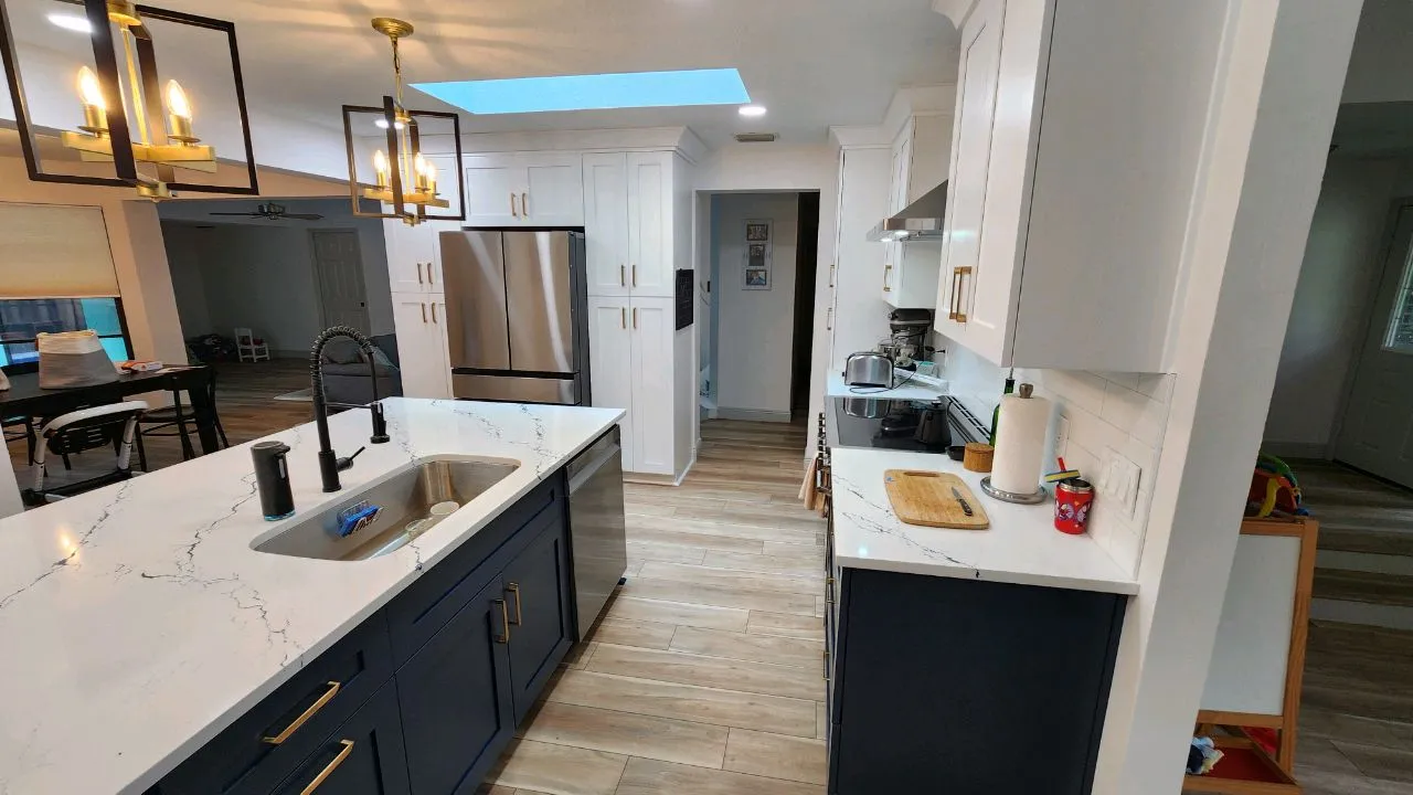 Beautiful remodeled kitchen interior